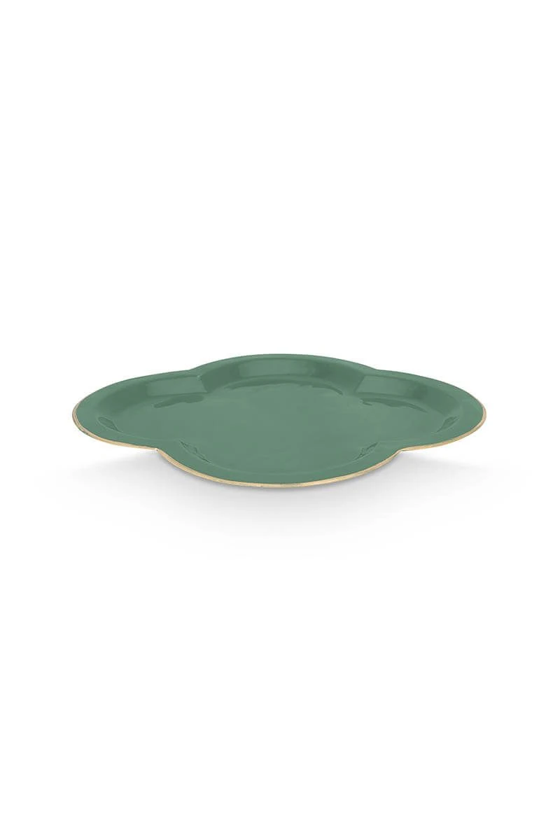 Fancy Tray Large Dark Green 4 Fancy Tray Large Dark Green - Image 2