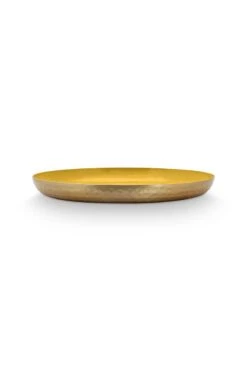 Tray Enamelled Ocher 40cm 8 Tray Enamelled Ocher 40cm -Pip studio 51.075.043 02