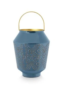 Lantern Enamelled Blue 29cm -Pip studio 51.092.092 1 fs