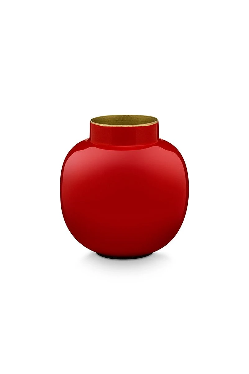 Round Mini Vase Red 10 Cm 8 Round Mini Vase Red 10 Cm - Image 6