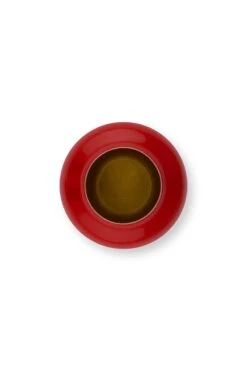 Round Mini Vase Red 10 Cm 13 Round Mini Vase Red 10 Cm -Pip studio 51.102.027ts