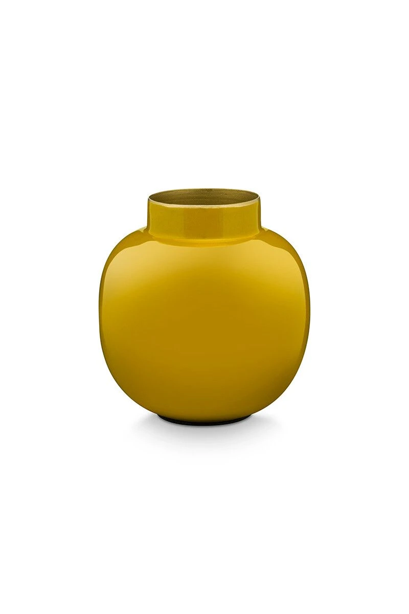 Round Mini Vase Yellow 10 Cm 8 Round Mini Vase Yellow 10 Cm - Image 6
