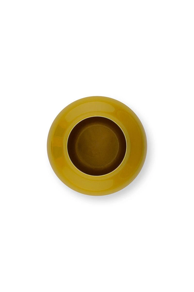 Round Mini Vase Yellow 10 Cm 5 Round Mini Vase Yellow 10 Cm - Image 3