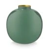 Metal Vase Dark Green 23 Cm -Pip studio 51.102.044