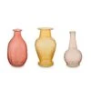 Set/3 Vases Glass Pink M -Pip studio 51.102.052 1