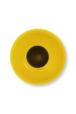 Metal Vase Yellow 23cm 8 Metal Vase Yellow 23cm -Pip studio 51.102.060 02