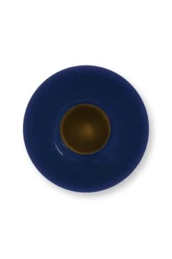 Metal Vase Dark Blue 23 Cm -Pip studio 51.102.062 02