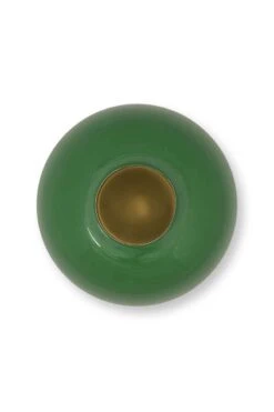 Metal Vase Green 23 Cm 7 Metal Vase Green 23 Cm -Pip studio 51.102.063 02