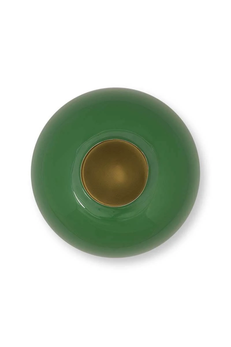 Metal Vase Green 23 Cm 5 Metal Vase Green 23 Cm - Image 3