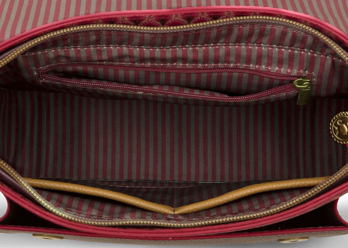 Cross Body Kyoto Festival Dark Pink 9 Cross Body Kyoto Festival Dark Pink - Image 7