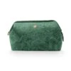 Cosmetic Purse Large Velvet Quiltey Days Green 1 Cosmetic Purse Large Velvet Quiltey Days Green -Pip studio 51.274.174