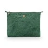 Cosmetic Flat Pouch Large Velvet Quiltey Days Green 2 Cosmetic Flat Pouch Large Velvet Quiltey Days Green -Pip studio 51.274.176
