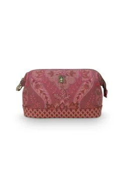 Cosmetic Purse Medium Kyoto Festival Dark Pink