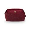 Cosmetic Purse Large Velvet Quiltey Days Red 1 Cosmetic Purse Large Velvet Quiltey Days Red -Pip studio 51.274.189 1800x1200
