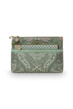 Cosmetic Bag Kyoto Festival Combi Green
