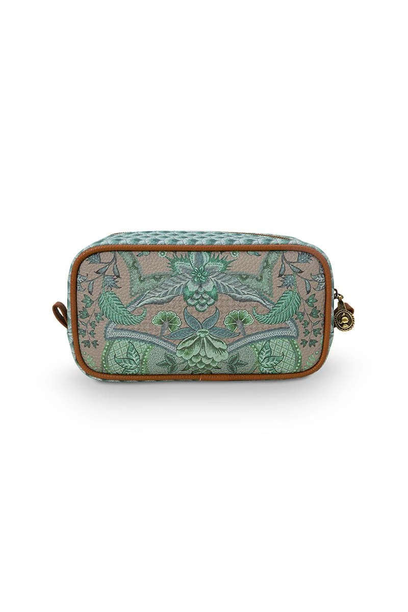 Cosmetic Bag Square Small Kyoto Festival Green 5 Cosmetic Bag Square Small Kyoto Festival Green - Image 3