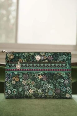 Cosmetic Bag Combi Tutti I Fiori Green -Pip studio 51.274.225 52 lr