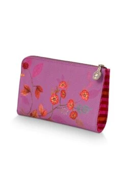 Cosmetic Zipper Pouch Kawai Flower Fuchsia -Pip studio 51.274.227 04