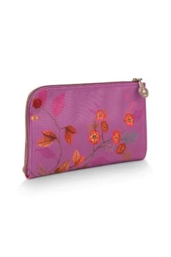 Cosmetic Zipper Pouch Kawai Flower Fuchsia -Pip studio 51.274.227 05