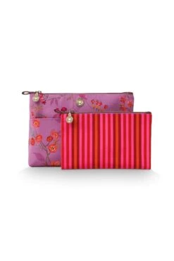 Cosmetic Bag Kawai Flower Combi Fuchsia -Pip studio 51.274.228 04