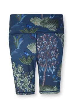 Sport Trousers Short Japanese Garden Blue -Pip studio 51.500.555 560bs