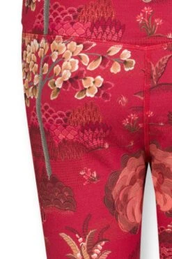 Sport Trousers Short Japanese Garden Red -Pip studio 51.500.561 566bs dt