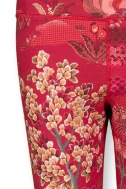 Sport Trousers Short Japanese Garden Red -Pip studio 51.500.561 566fs dt