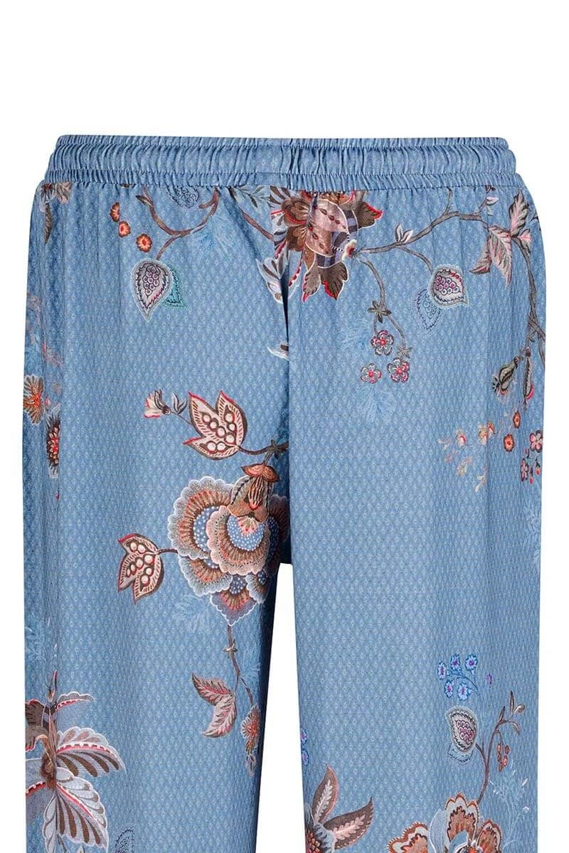 Trousers Long Cece Fiore Blue 9 Trousers Long Cece Fiore Blue - Image 7