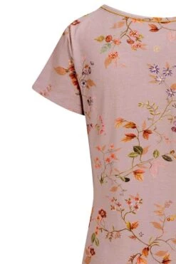 Nightdress Short Sleeve Kawai Flower Light Pink -Pip studio 51.504.163 168 02 dt