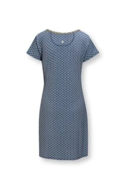 Nightdress Short Sleeve Tegola Blue 12 Nightdress Short Sleeve Tegola Blue -Pip studio 51.504.175 180 02