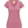 Top Short Sleeve Solid Pink -Pip studio 51.512.415 420 01
