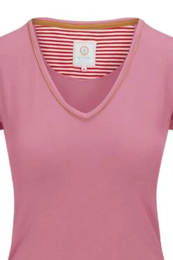 Top Short Sleeve Solid Pink -Pip studio 51.512.415 420 01 dt