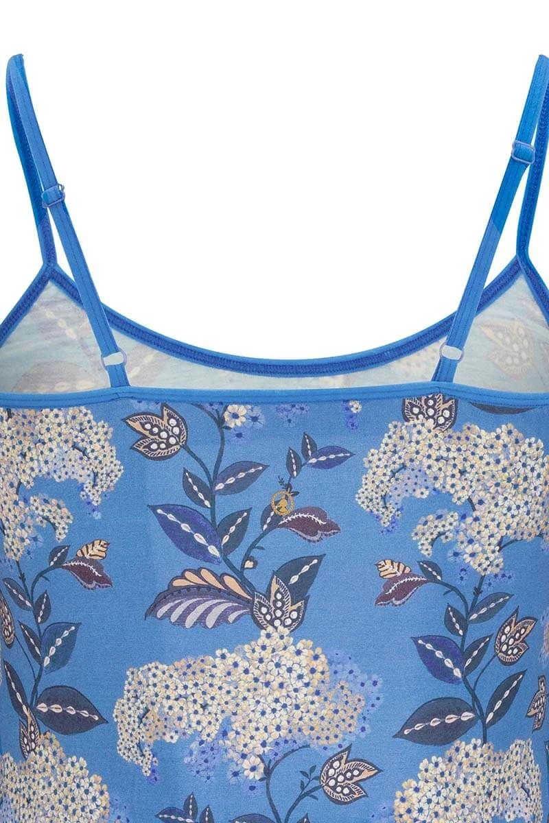 Top Sleeveless Flora Firenze Cobalt Blue 6 Top Sleeveless Flora Firenze Cobalt Blue - Image 4