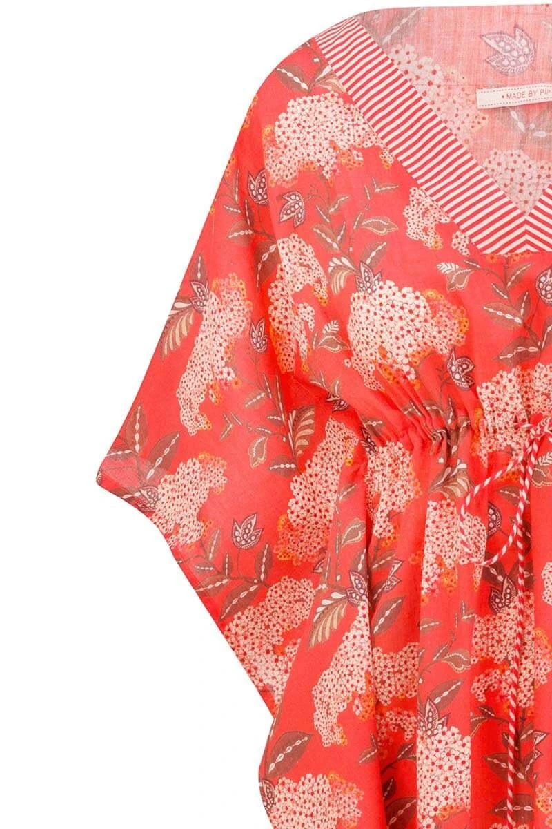 Tunic Flora Firenze Coral 7 Tunic Flora Firenze Coral - Image 5