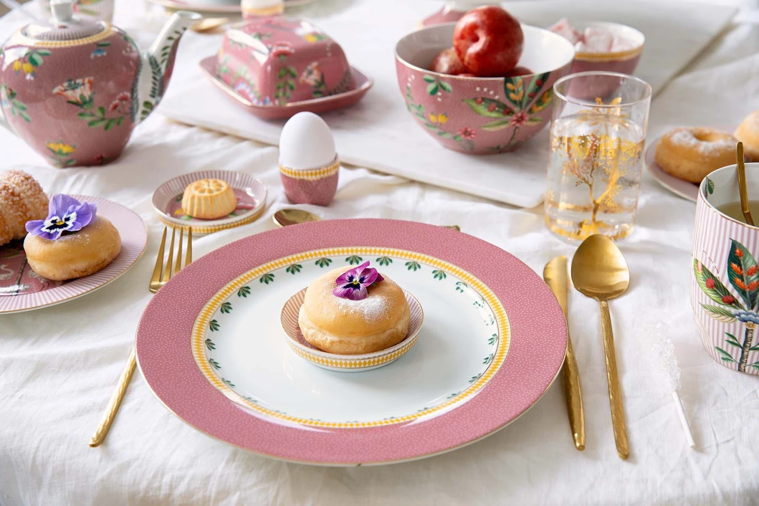 La Majorelle Dinner Plate Pink 26,5 Cm 6 La Majorelle Dinner Plate Pink 26,5 Cm - Image 4