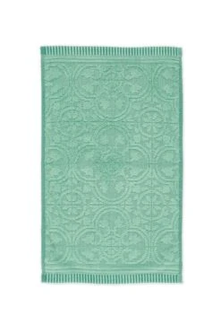 Guesttowel Set/3 Tile De Pip Green 30x50 Cm -Pip studio 6781 pip tile de pip green guest towel 30x50 1
