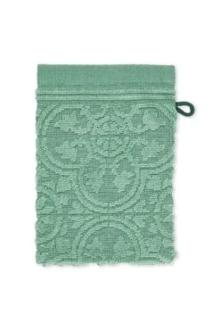 Washcloth Set/3 Tile De Pip Green 16x22 Cm 7 Washcloth Set/3 Tile De Pip Green 16x22 Cm -Pip studio 6781 pip tile de pip green wascloth