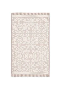 Guesttowel Set/3 Tile De Pip Khaki 30x50 Cm -Pip studio 6781 pip tile de pip khaki guest towel 30x50 1