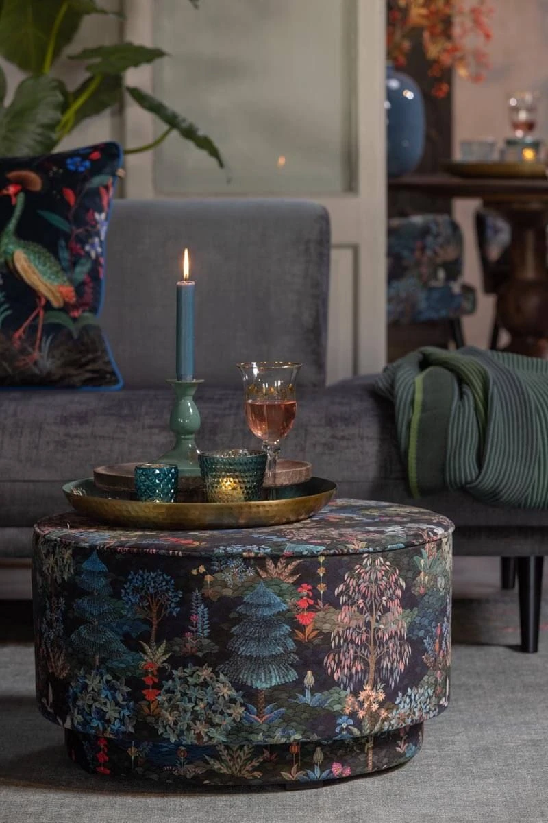 Stool Low Pip Garden Dark Blue 3 Stool Low Pip Garden Dark Blue