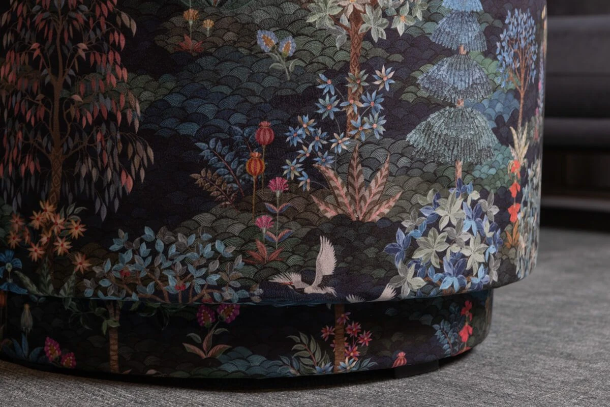 Stool Low Pip Garden Dark Blue 15 Stool Low Pip Garden Dark Blue - Image 13