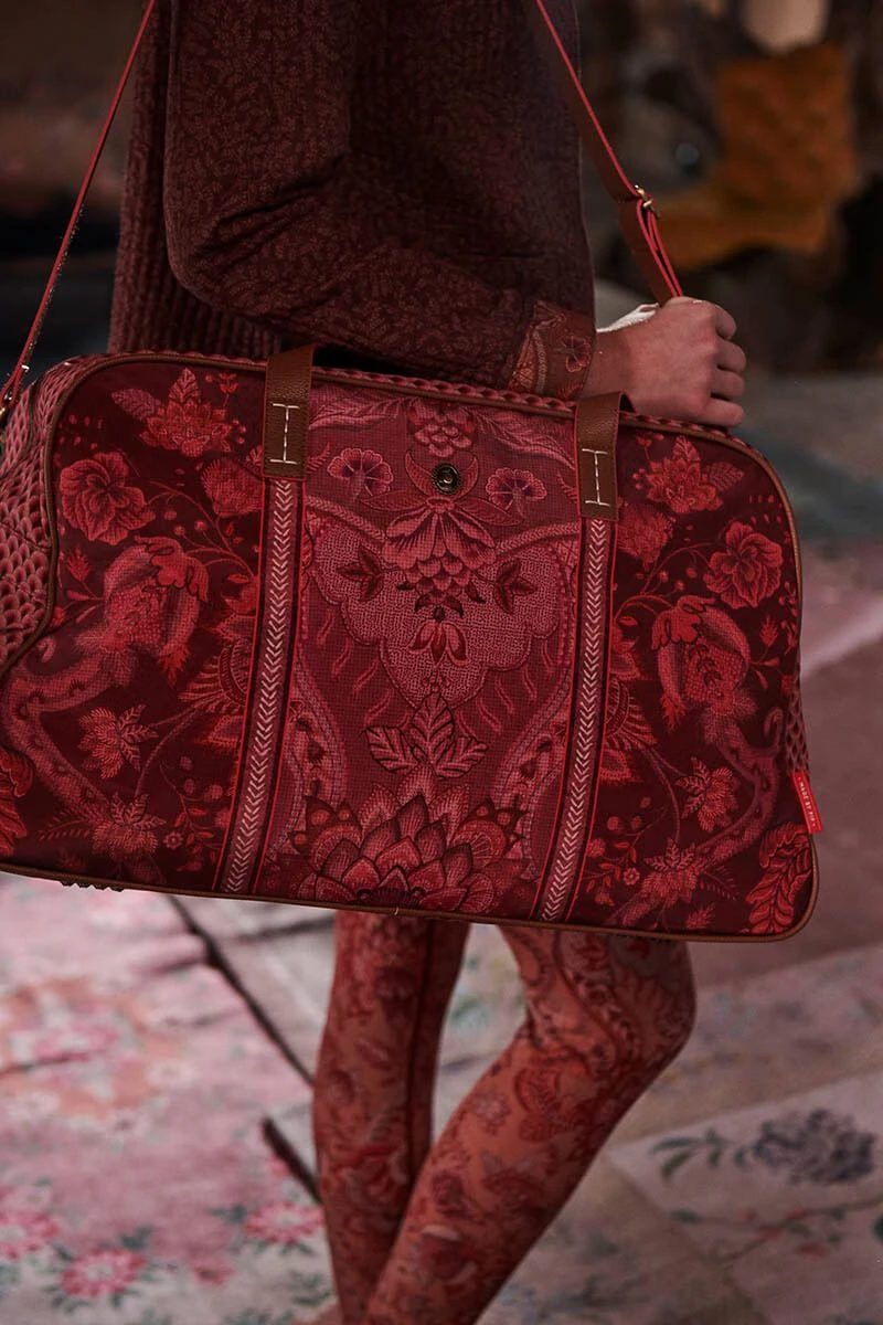 Weekend Bag Medium Kyoto Festival Dark Pink 5 Weekend Bag Medium Kyoto Festival Dark Pink - Image 3