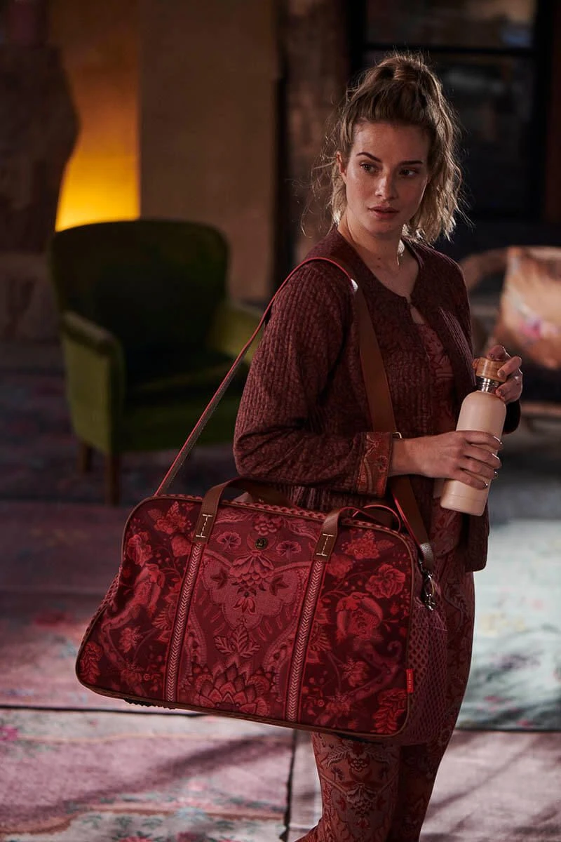 Weekend Bag Medium Kyoto Festival Dark Pink 11 Weekend Bag Medium Kyoto Festival Dark Pink - Image 9