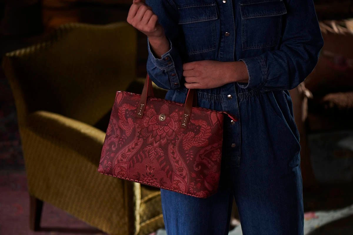 Shopper Small Kyoto Festival Dark Pink 5 Shopper Small Kyoto Festival Dark Pink - Image 4