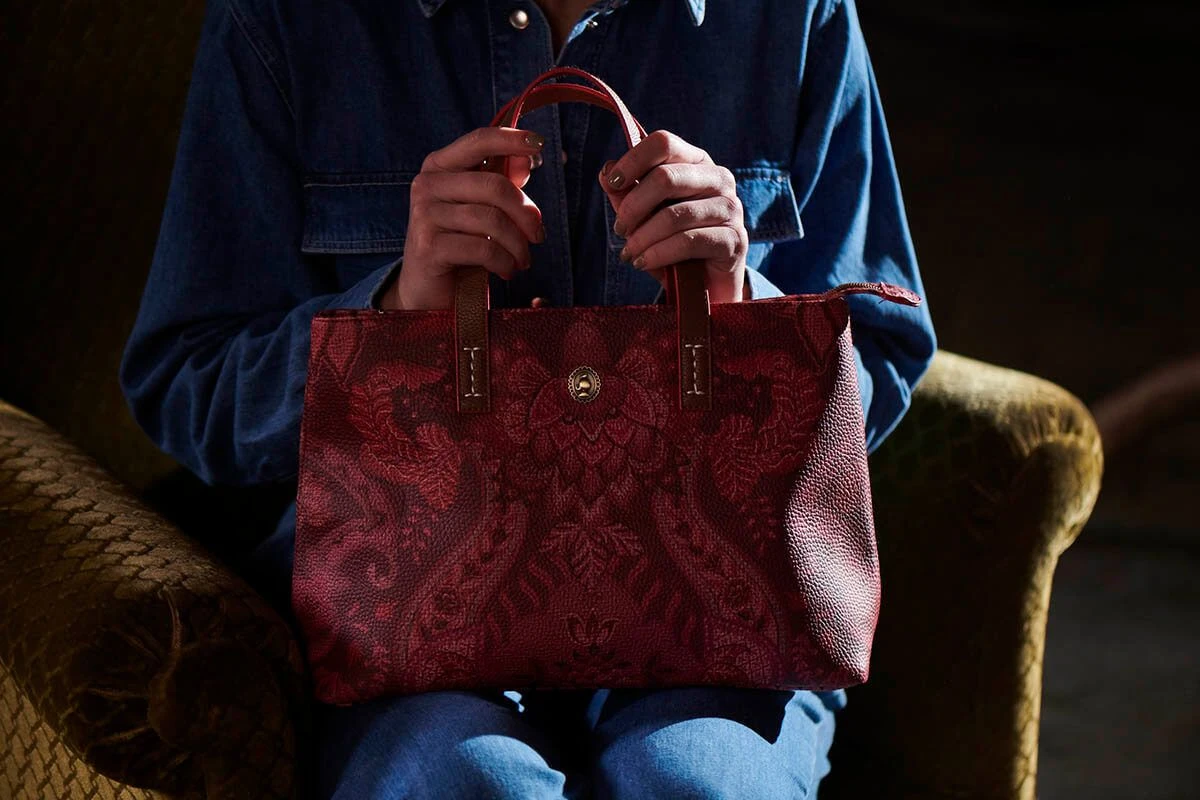 Shopper Small Kyoto Festival Dark Pink 6 Shopper Small Kyoto Festival Dark Pink - Image 5