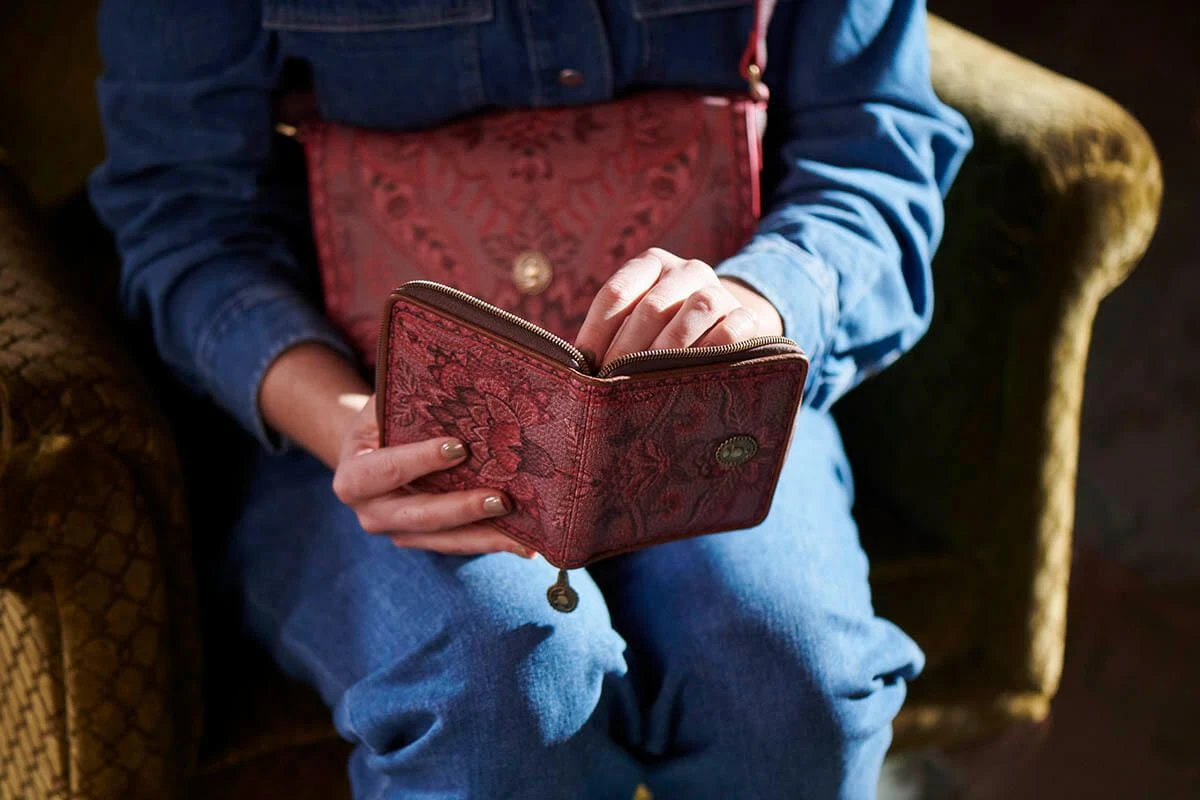 Wallet Square Kyoto Festival Dark Pink 7 Wallet Square Kyoto Festival Dark Pink - Image 5