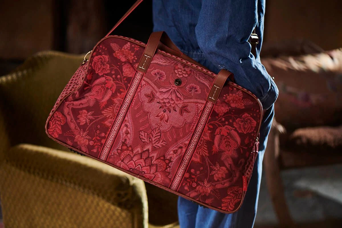 Weekend Bag Medium Kyoto Festival Dark Pink 12 Weekend Bag Medium Kyoto Festival Dark Pink - Image 10