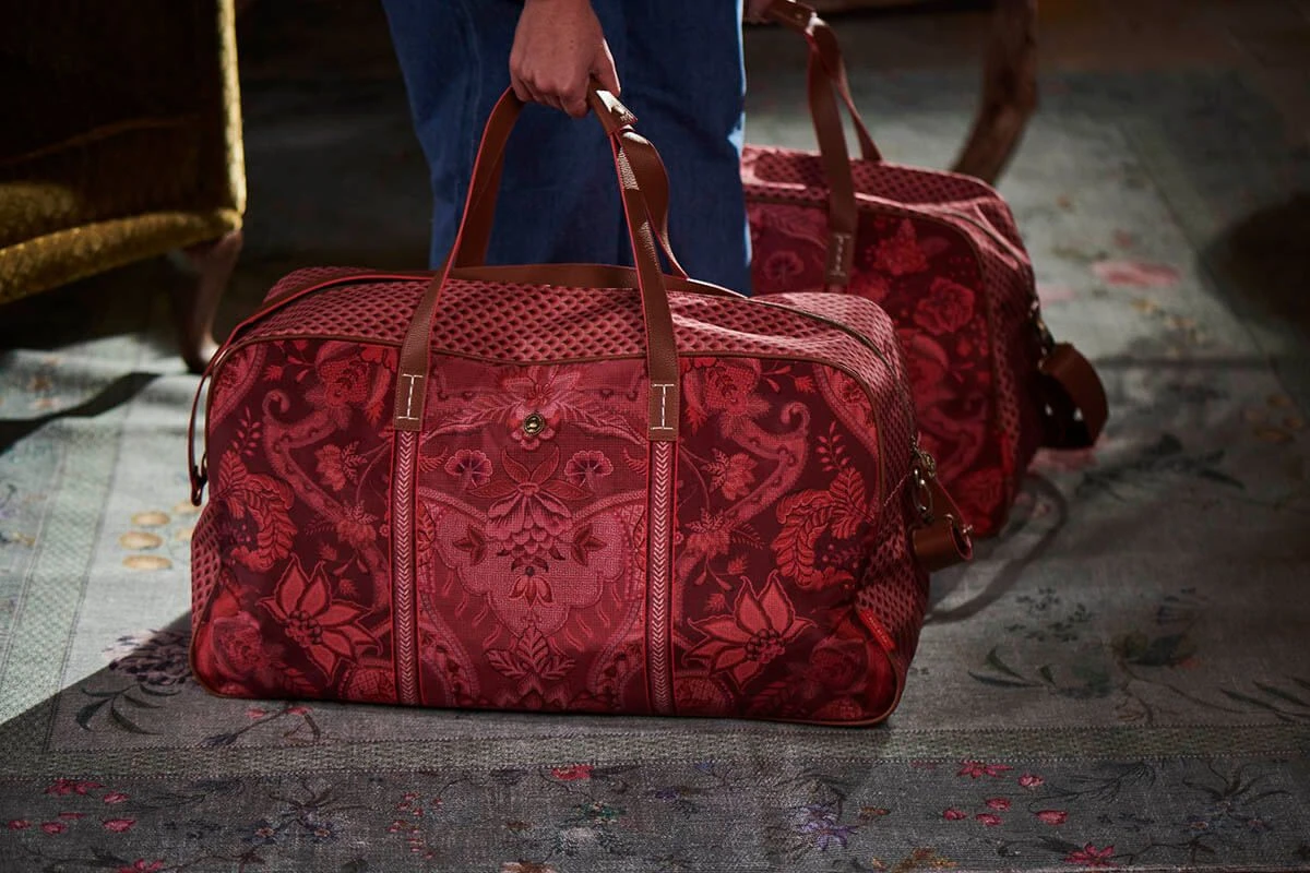 Weekend Bag Large Kyoto Festival Dark Pink 5 Weekend Bag Large Kyoto Festival Dark Pink - Image 3