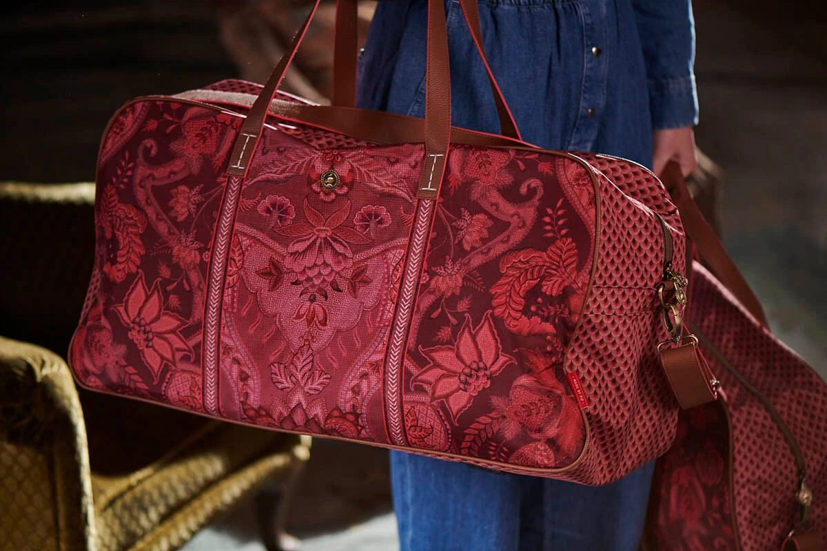 Weekend Bag Large Kyoto Festival Dark Pink 7 Weekend Bag Large Kyoto Festival Dark Pink - Image 5