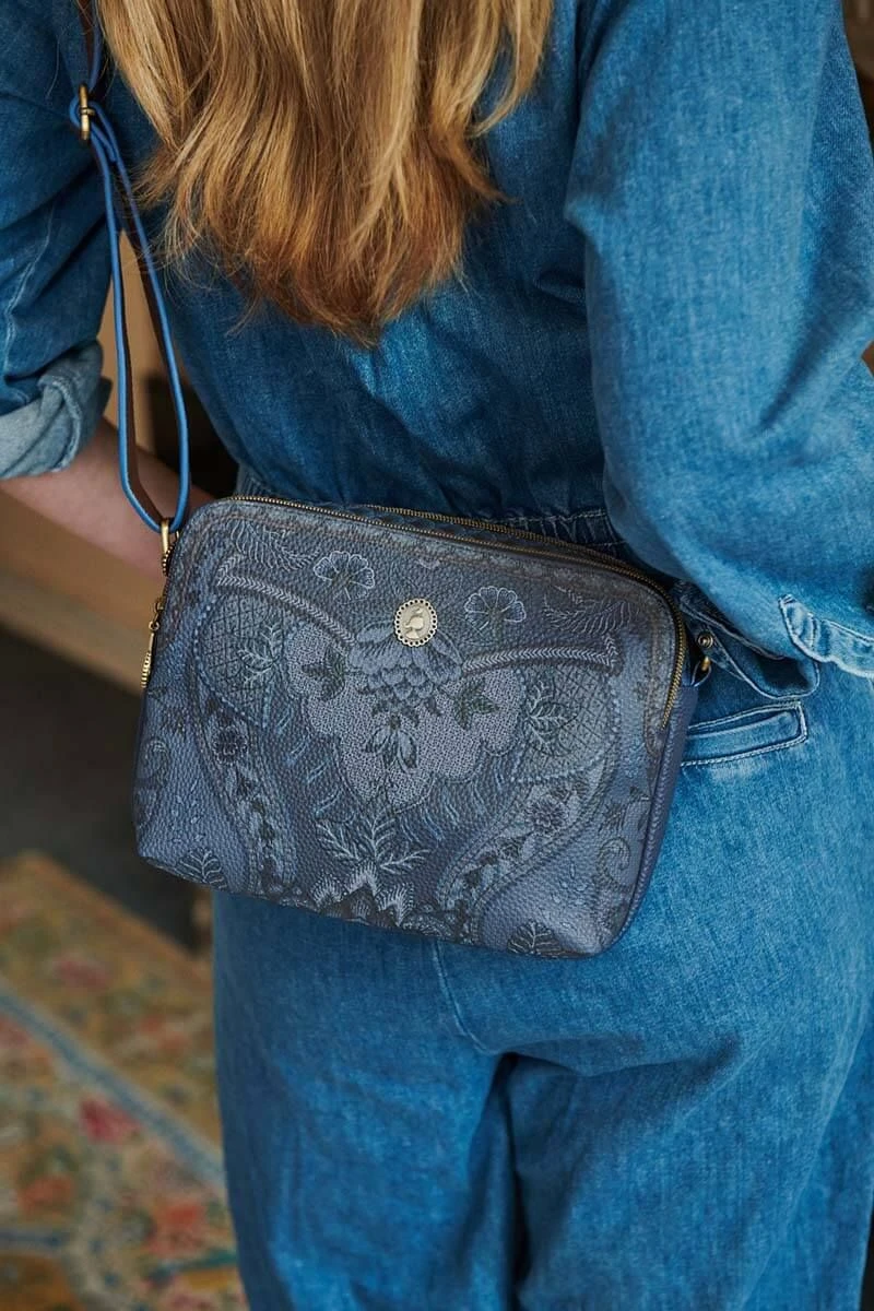 Cross Body Medium Kyoto Festival Blue 4 Cross Body Medium Kyoto Festival Blue - Image 2