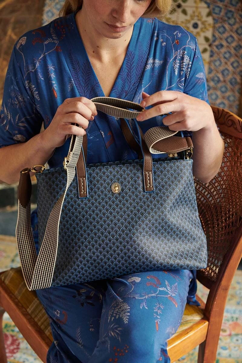 Shopper Small Suki Blue 9 Shopper Small Suki Blue - Image 7